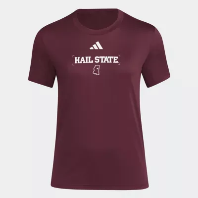 NCAA Mississippi State Bulldogs Locker Slogan Pre-Game T-Shirt by adidas
