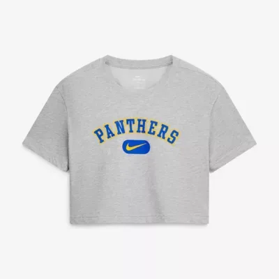 NCAA Pitt Panthers Dri-FIT Cropped T-Shirt by Nike