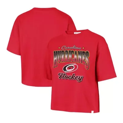 NHL Carolina Hurricanes Vibe Check Reed City Cropped T-Shirt by 47