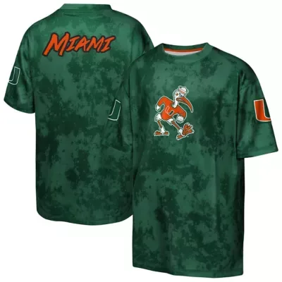 NCAA Miami Hurricanes Off-Side Sublimated T-Shirt by Outerstuff