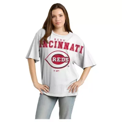 MLB Cincinnati Reds Relaxed Big Text T-Shirt by Fanatics