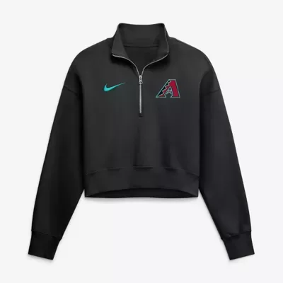 MLB Arizona Diamondbacks Primetime Phoenix Fleece Half-Zip Sweatshirt by Nike