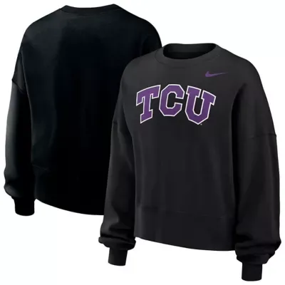 NCAA TCU Horned Frogs Phoenix Fleece Pullover Sweatshirt by Nike