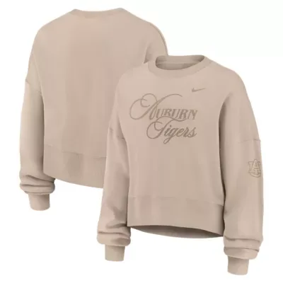 NCAA Auburn Tigers Neutral Collection Oversized Phoenix Fleece Sweatshirt by Nike