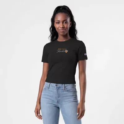 NBA New York Knicks Soft Touch Fitted Cropped T-Shirt by Champion