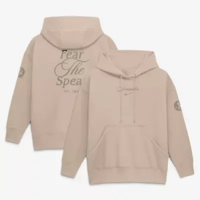 NCAA Florida State Seminoles Neutral Phoenix Fleece Oversized Hoodie by Nike