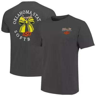 NCAA Oklahoma State Cowboys Softball Bow T-Shirt by Image One