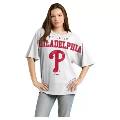 MLB Philadelphia Phillies Relaxed Big Text T-Shirt by Fanatics