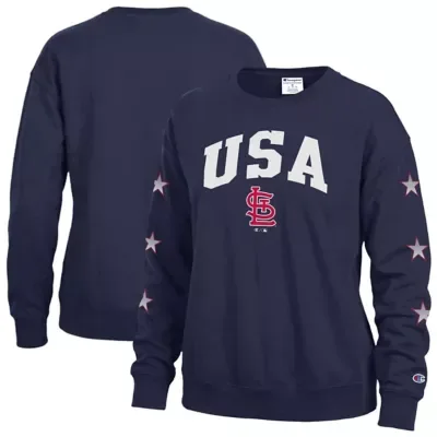 MLB St. Louis Cardinals Americana Fleece Crewneck Sweatshirt by Champion