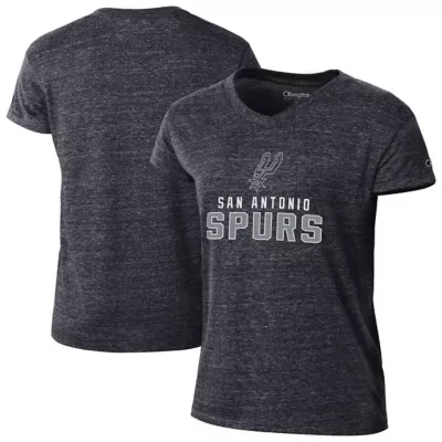 NBA San Antonio Spurs Team Tri-Blend V-Neck T-Shirt by Champion