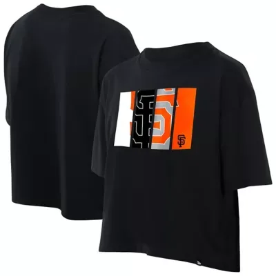 MLB San Francisco Giants Boxy Foil Logo T-Shirt by New Era