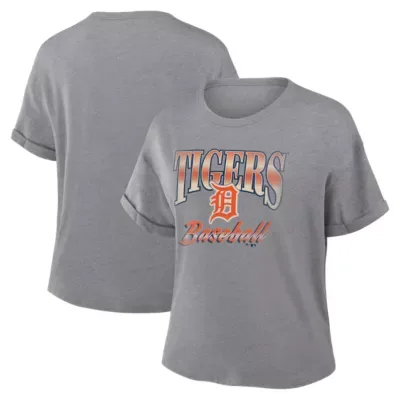 MLB Detroit Tigers Cooperstown Tribute Tri-Blend Boxy T-Shirt by Fanatics