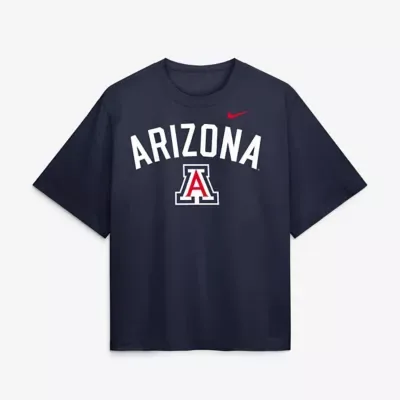NCAA Arizona Wildcats Arch Logo Boxy T-Shirt by Nike