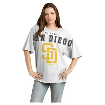MLB San Diego Padres Relaxed Big Text T-Shirt by Fanatics