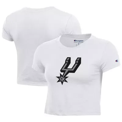 NBA San Antonio Spurs Primary Logo Baby Cropped T-Shirt by Champion