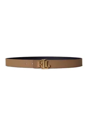 Lauren Ralph Lauren Logo Reversible Leather Belt by Ralph Lauren