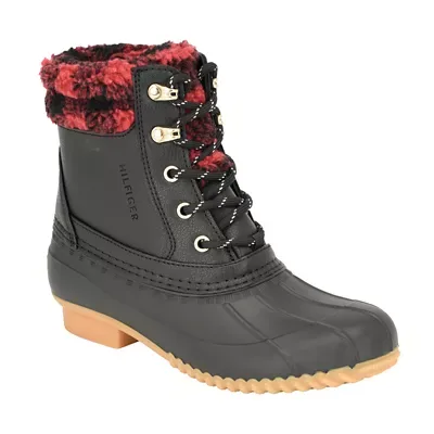 Runoff Lace-Up Weather Booties by Tommy Hilfiger