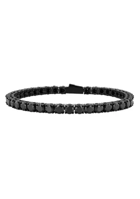 Spinel and.925 Sterling Silver 4MM Tennis Bracelet by Belk & Co