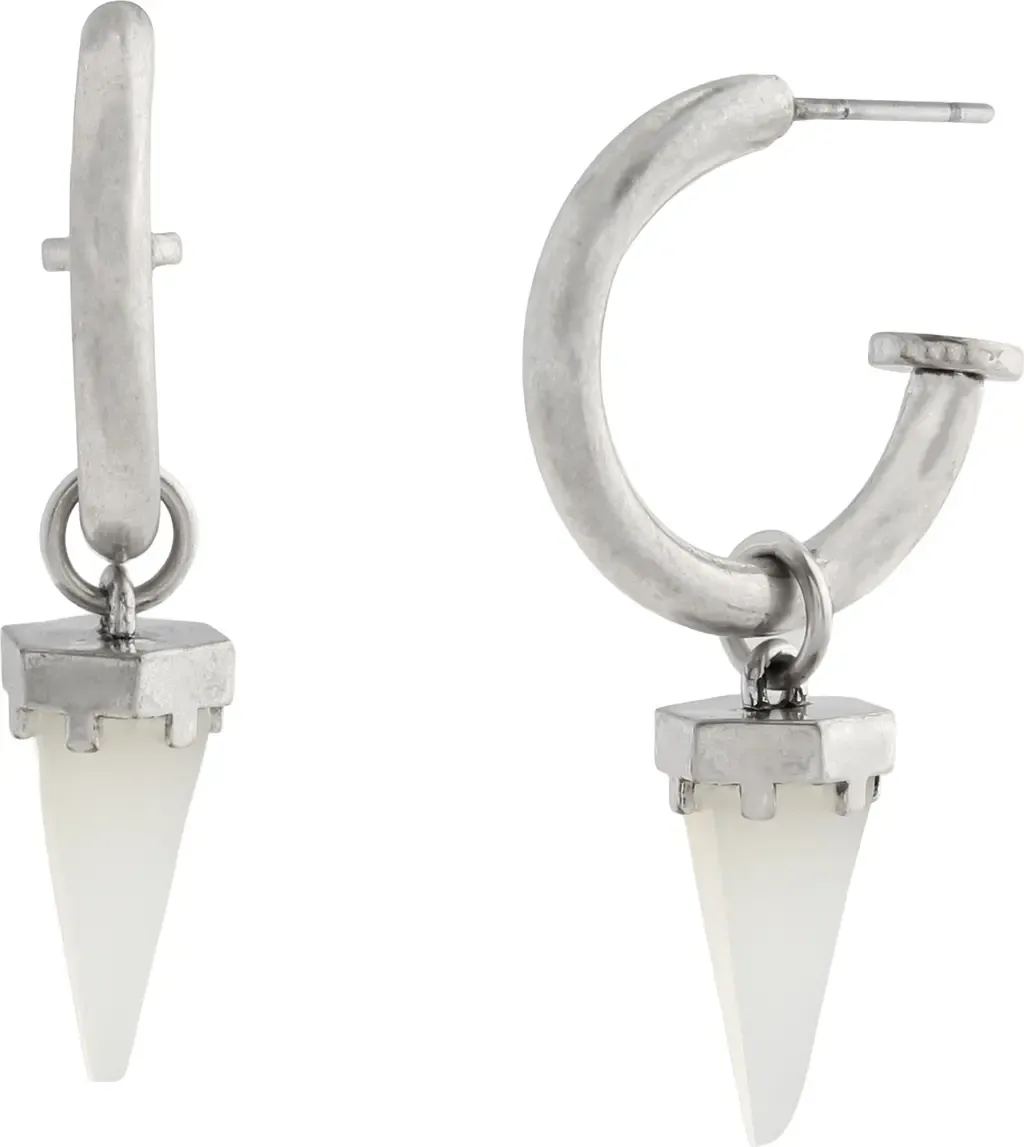 Spike Huggie Drop Earrings by AllSaints