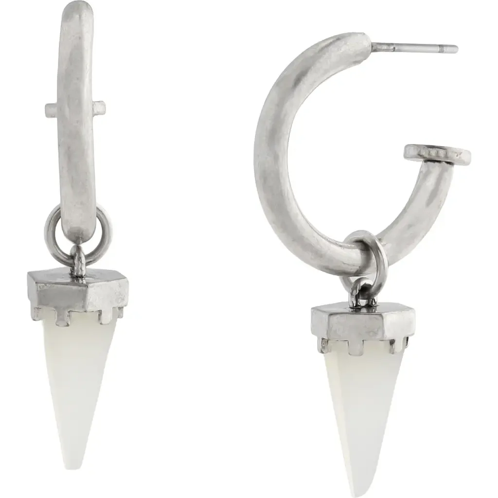 Spike Huggie Drop Earrings by AllSaints