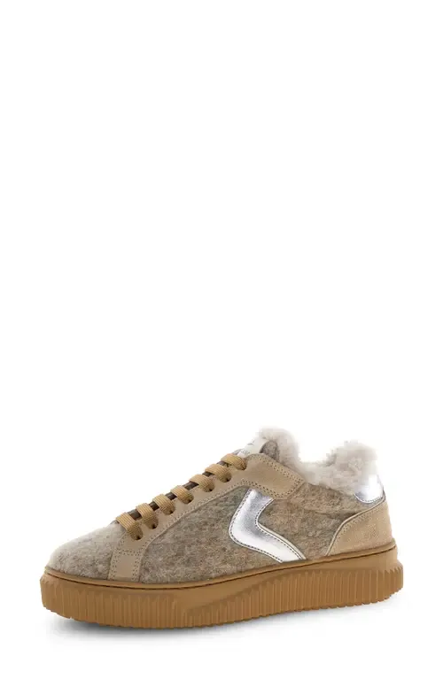 Lipari Genuine Shearling Lined Sneaker by Voile Blanche