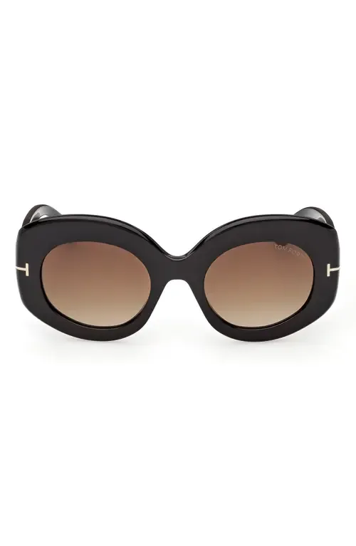 Claudette 51mm Round Sunglasses by TOM FORD