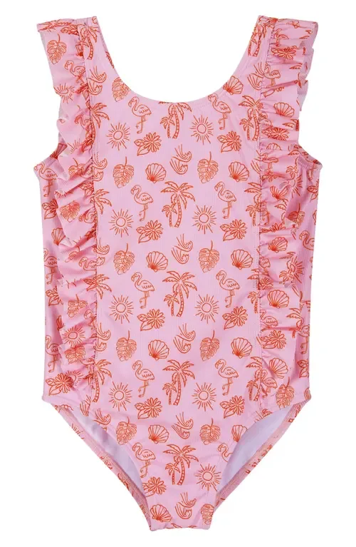 Icon Ruffle One-Piece Swimsuit by Andy & Evan