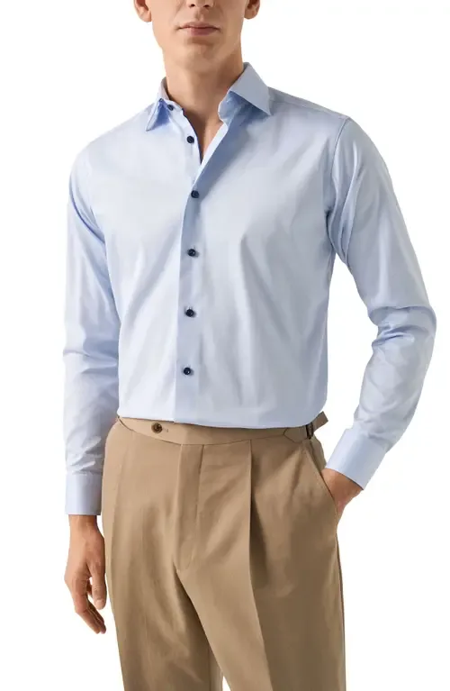 Slim Fit Twill Dress Shirt by Eton