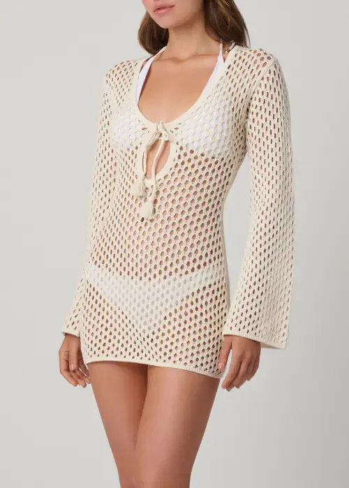 Guerite Mesh Mini Cover Up by Shoshanna