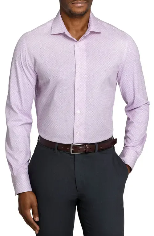 Slim Fit Cross Geo Reworked Button-Up Shirt by W.R.K
