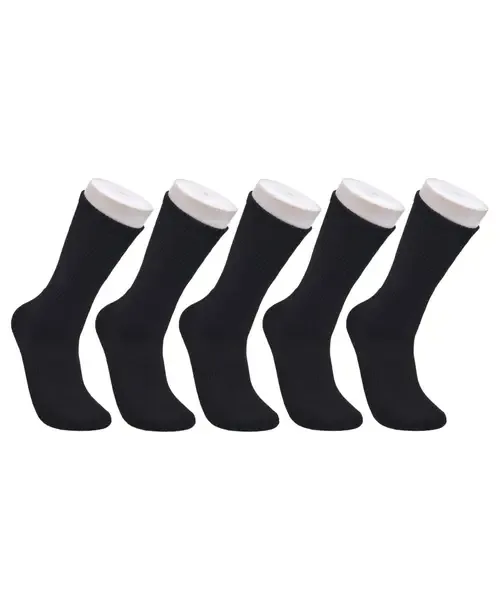 Organic Cotton Half Cushion Crew Sock 5-Pack by French Connection