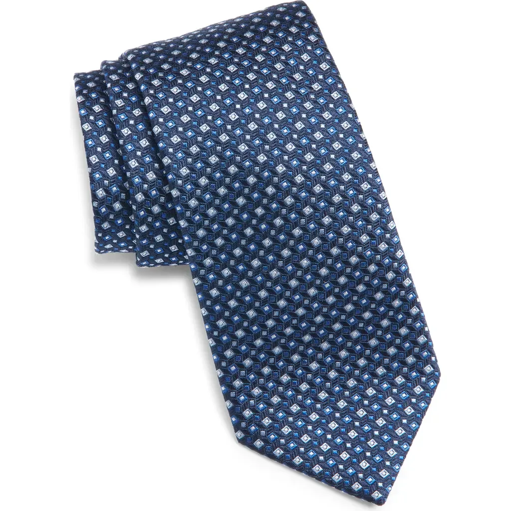 Neat Silk Tie by Canali