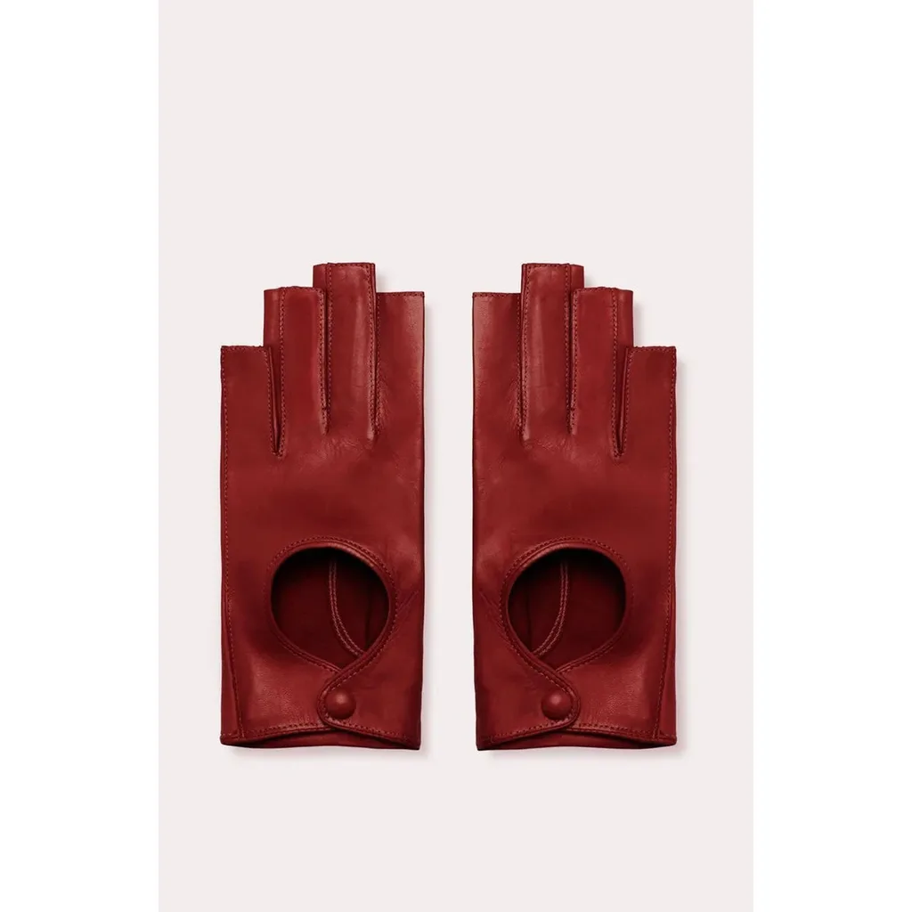 Three Quarter Fingerless Driving Gloves by Seymoure