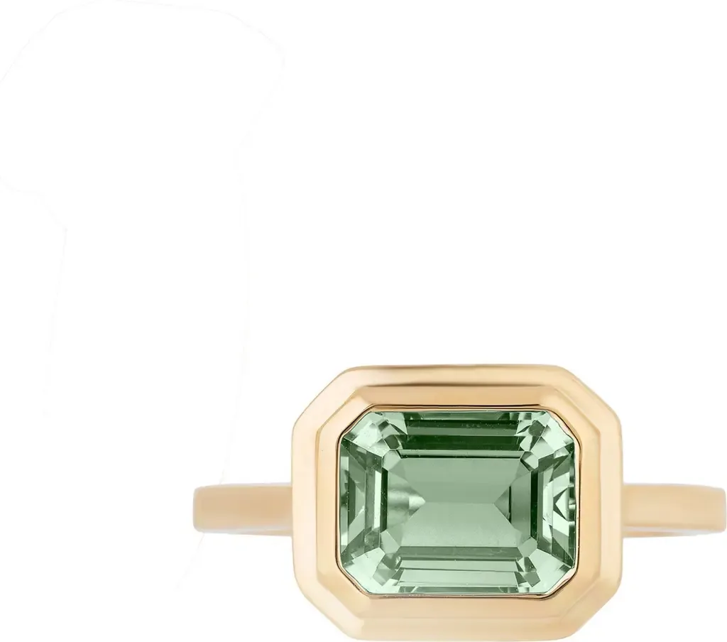 Manhattan Emerald Cut Ring by GOSHWARA