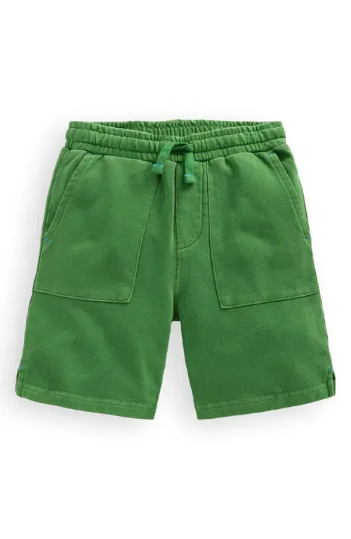 Garment Dyed Cotton Drawstring Shorts by Mini Boden
