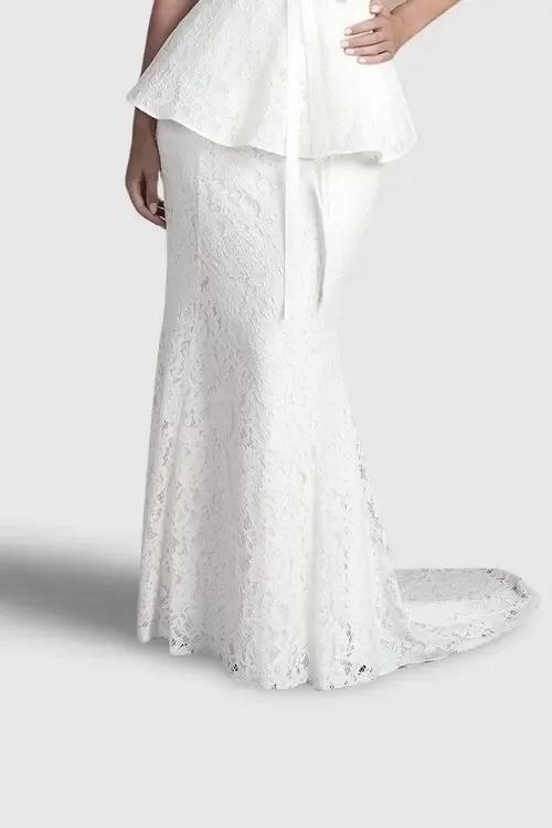 Lace Bridal Maxi Skirt by Coast