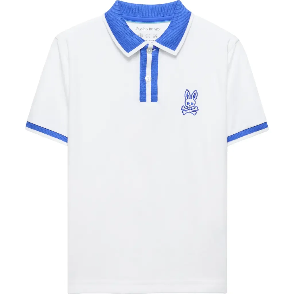Ridley Tipped Piqué Polo by Psycho Bunny