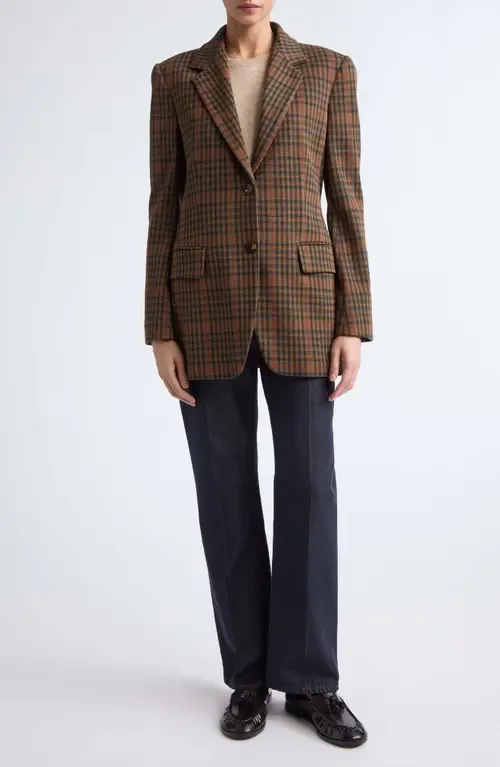 Galosce Plaid Blazer by Max Mara
