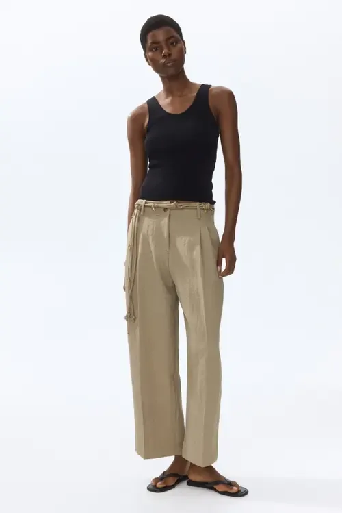 Ankle-Length Twill Pants by H&M
