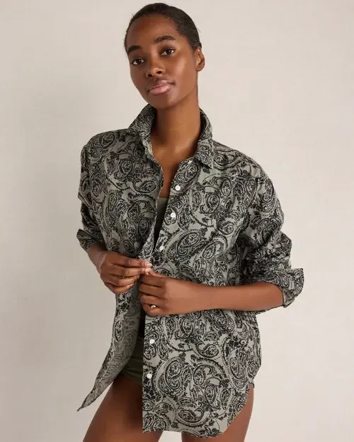 The Daily Shirt in Cotton Linen by Haven Well Within