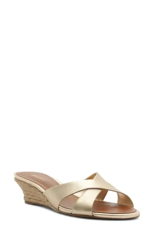 Ava Wedge Sandal by Arezzo