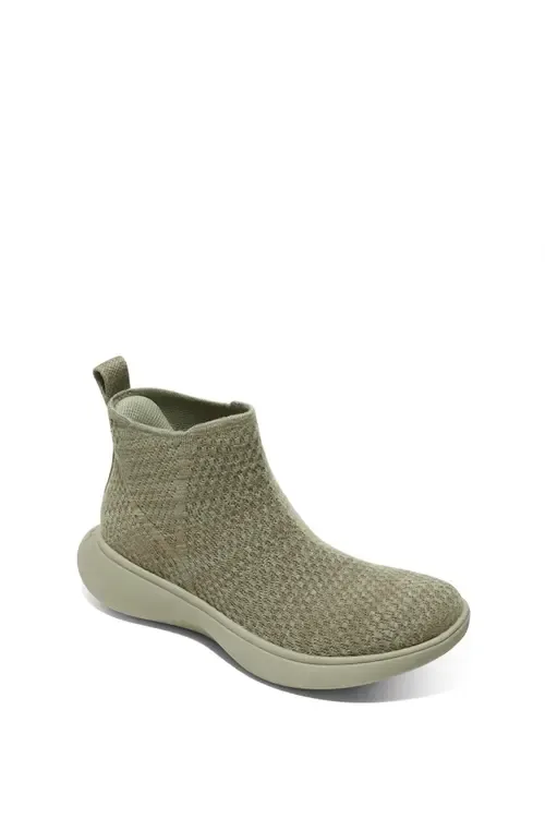 Round-Toe Slip-On Sneaker Boots by VIVAIA