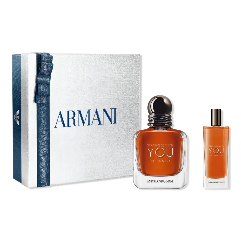Stronger with You Intensely Eau De Parfum 2 Piece Fragrance Gift Set by Armani