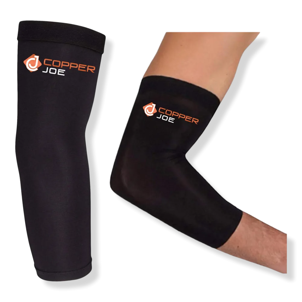Copper-Infused Elbow Compression Sleeves by Copper Joe