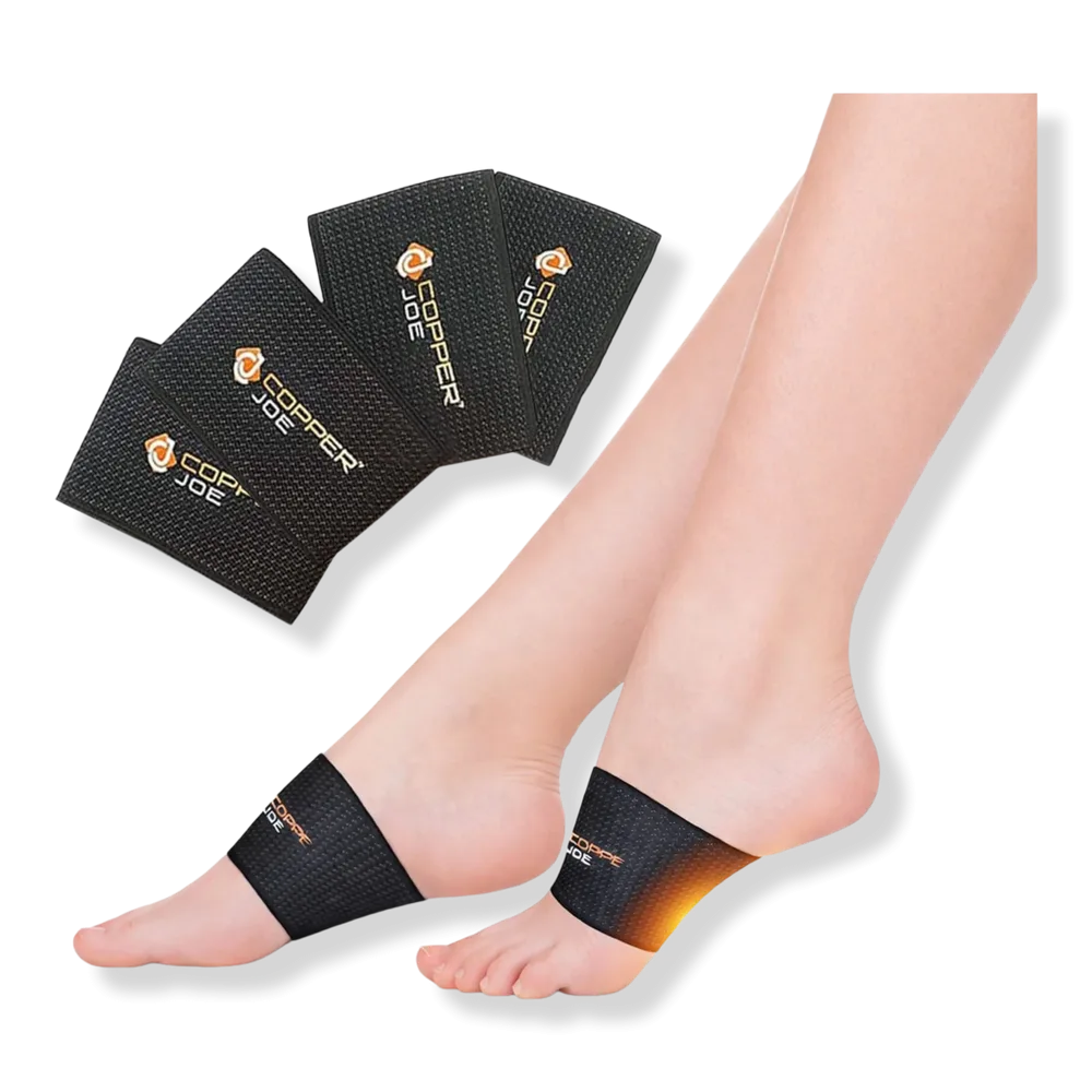 Copper-Infused Arch Support Sleeves by Copper Joe