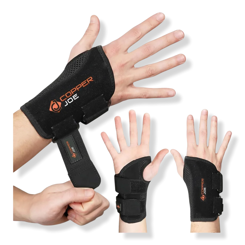 Copper Infused Wrist Brace - Right Hand by Copper Joe