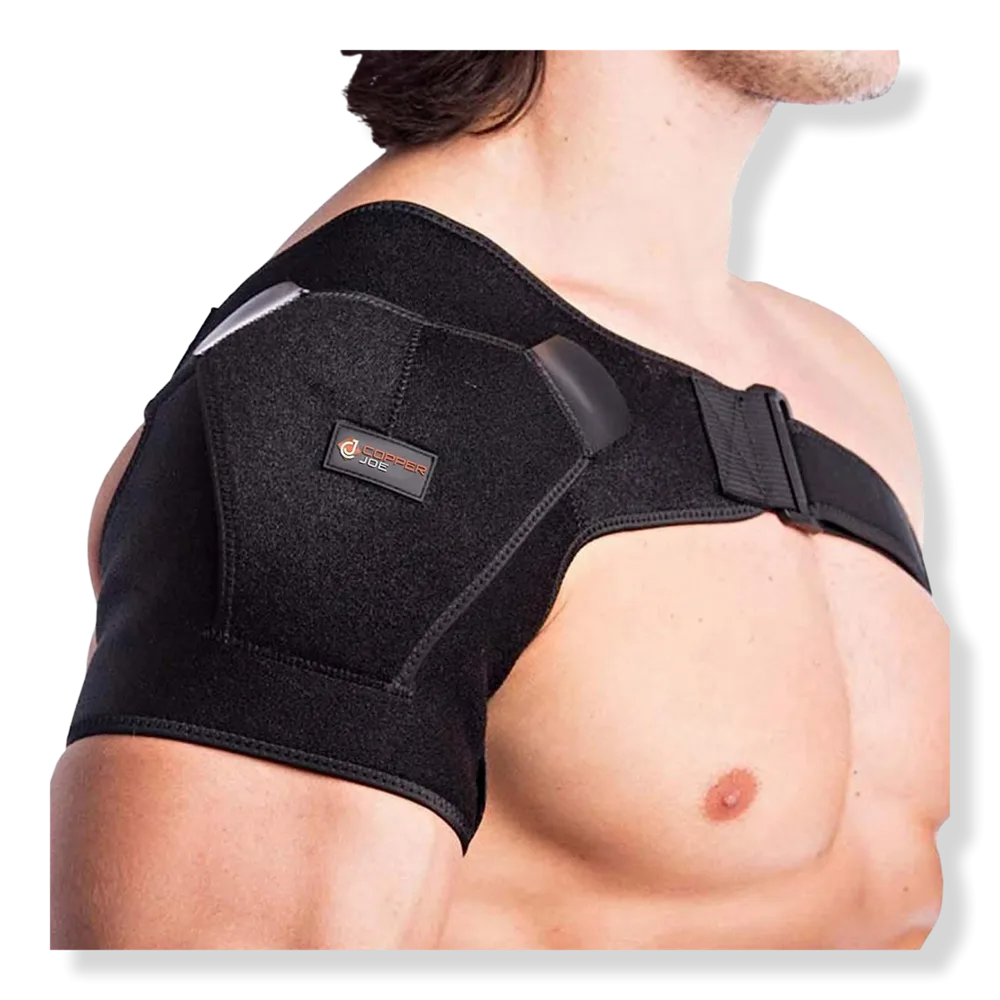 Adjustable Copper-Infused Shoulder Brace by Copper Joe