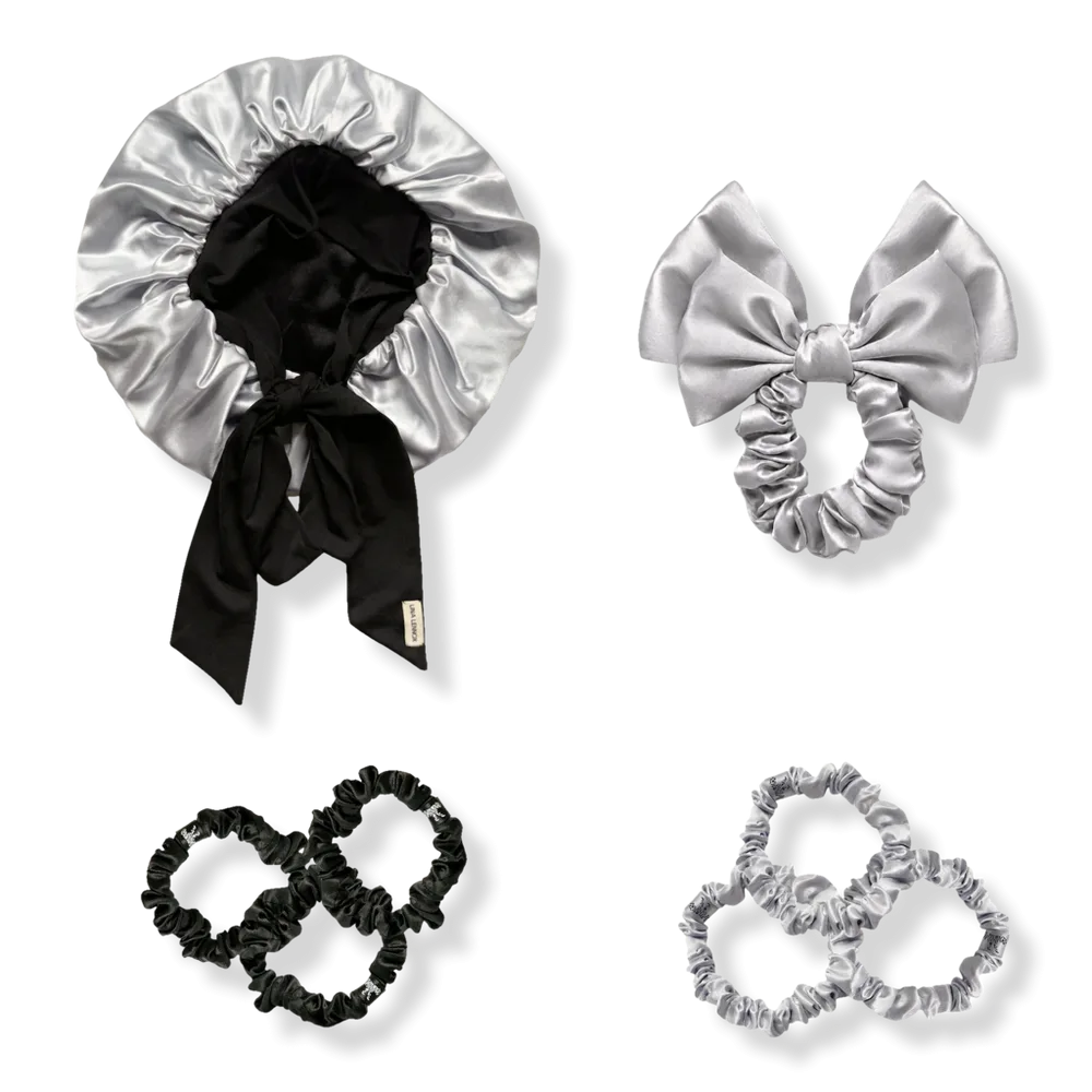 Organic Silk Silver + Black Edit by Lina Lennox