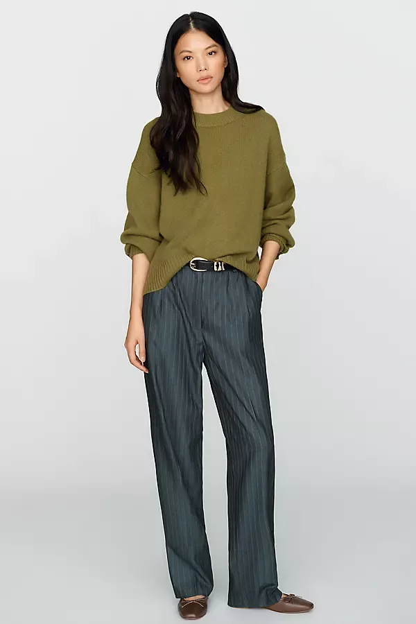 Verona High Rise Straight Leg Pants by Hosbjerg