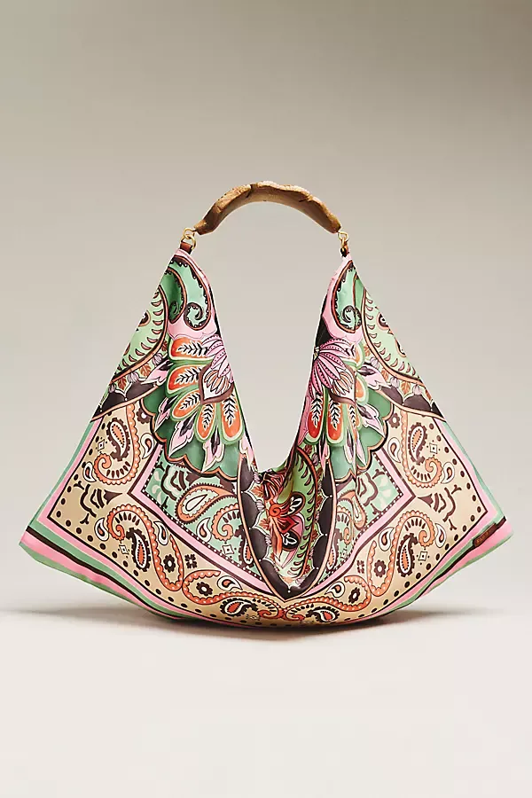 Satin Scarf Hobo Bag by FARM Rio